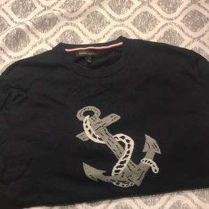 Men’s Banana Republic Cotton Sweater, Anchor, Navy